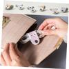 Homoyoyo 2pcs Leather Buckle Data Cable Organizer Earphones Manager USB Cord Holder Cable Clips Cord Holder for Clutter view 2