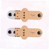 Homoyoyo 2pcs Leather Buckle Data Cable Organizer Earphones Manager USB Cord Holder Cable Clips Cord Holder for Clutter view 4