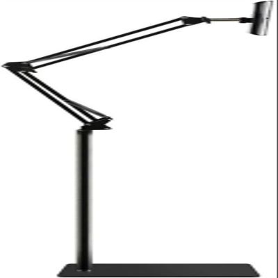 Long Arm Floor Stand for Smartphone and Tablet,Lazy Tablet Floor Stand Holder,Gooseneck Long Arm Cell Phone Holder Mount,for Reading,for Sitting,standing,laying Down,Exercising ( Color : Black , Size