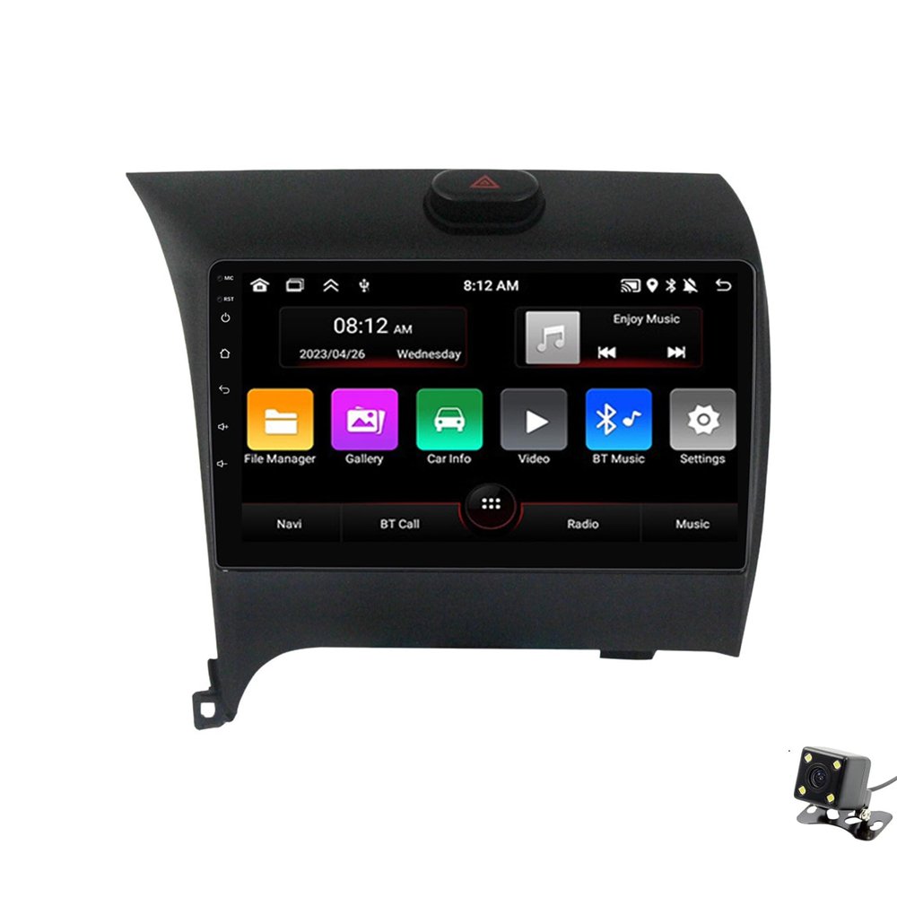 ADMLZQQ Car Stereo 9" Android 12 Double Din Bluetooth Autoradio for KIA Cerato 2013-2017,Touchscreen Radio with GPS Car-Play Bluetooth SWC Backup Camera Mirror Link 5G WiFi AM/FM,M150cp