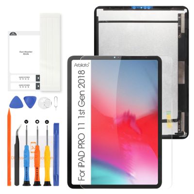 Screen for iPad Pro 11 2018 Tablet Screen Replacement for iPad Pro 11 1st Gen LCD Screen A2013,A1934,A1980,A1979 Touch Display Digitizer Assembly Repair Parts(Black)