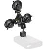 SYGGDERS Radar Detector Mount, Triangular Suction Cup Mount,Windshield Radar Detector Suction Cup Bracket (for Models with EZ Magnet Connection) view 1