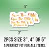2pcs Running Stickers Runner Decals Run The Mile You're in Vinyl Stickers, Weather-Resistant Sticker for Water Bottles Laptop Window Car 2pcs Size 4" view 2