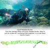 Ddewing Diving Camera Lanyard Diving Lost Rope Anti Lost Rope Camera Hook Spring Rope SLR Hook Buckle Lanyard Stainless Steel Wire Safety Rope for Underwater Diving (Green) view 3