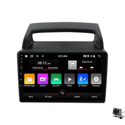 ADMLZQQ Double Din Car Stereo Multimedia with Bluetooth and 9" Touchscreen Android 12 for KIA Carnival VQ 2006-2014,with GPS/Car-Play Android/SWC/Backup Camera/Mirror Link/4G WiFi,M100cp