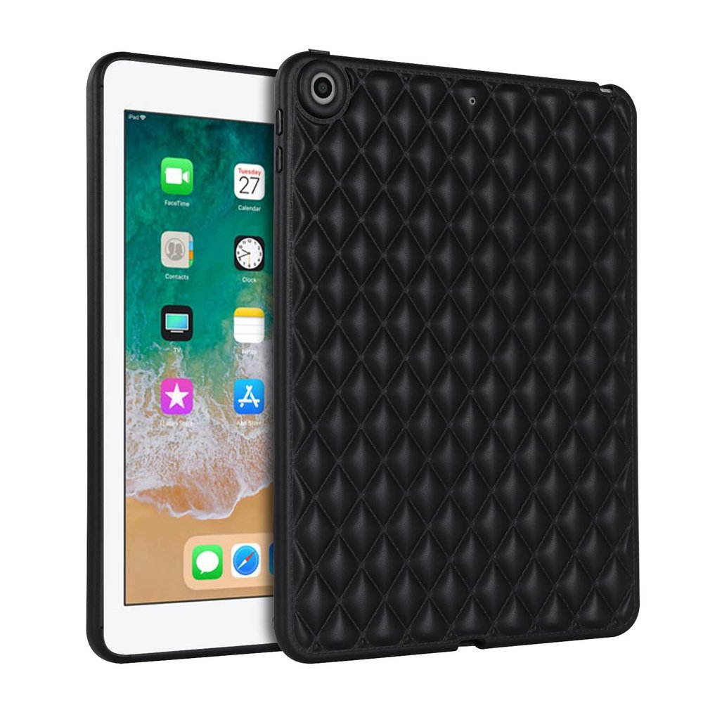 AKABEILA Compatible with Apple iPad 10.2 2019/2020/2021 10.2 inch Tablet Case, Soft Lightweight Protective Cover with TPU Slim Soft Back for Woman Black