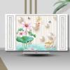 ABANO Universal Indoor LCD TV Dust Cover, 32-85in Stretchable TV Screen Protector for Curved Table Hanging LED Dustproof Slipcover Bedroom Living Room Decoration TV Set Cover view 1