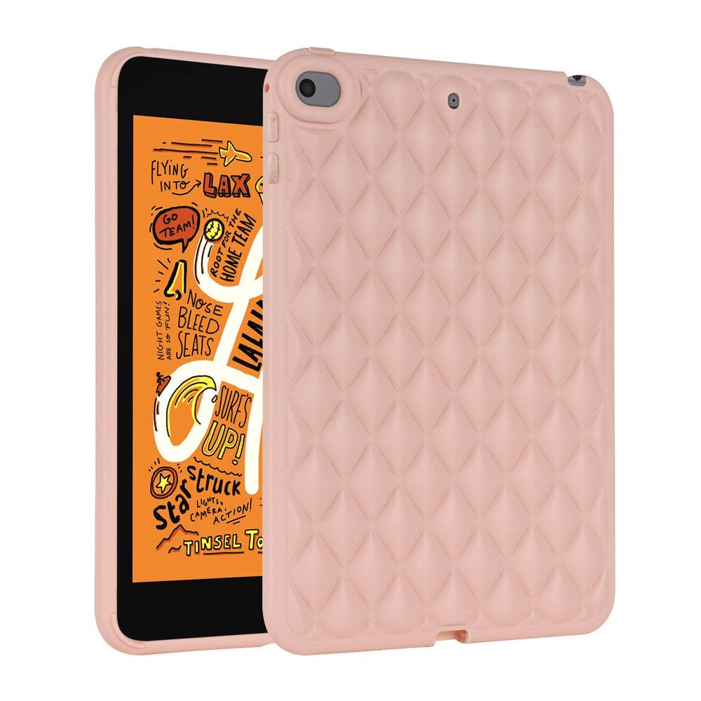 AKABEILA Compatible with Apple iPad Air 2/iPad 5 9.7 2017/iPad 6 9.7 2018 9.7 inch Tablet Case, Soft Lightweight Protective Cover with TPU Slim Soft Back for Woman Pink