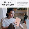 AKABEILA Compatible with Apple iPad Air 2/iPad 5 9.7 2017/iPad 6 9.7 2018 9.7 inch Tablet Case, Soft Lightweight Protective Cover with TPU Slim Soft Back for Woman Pink view 2