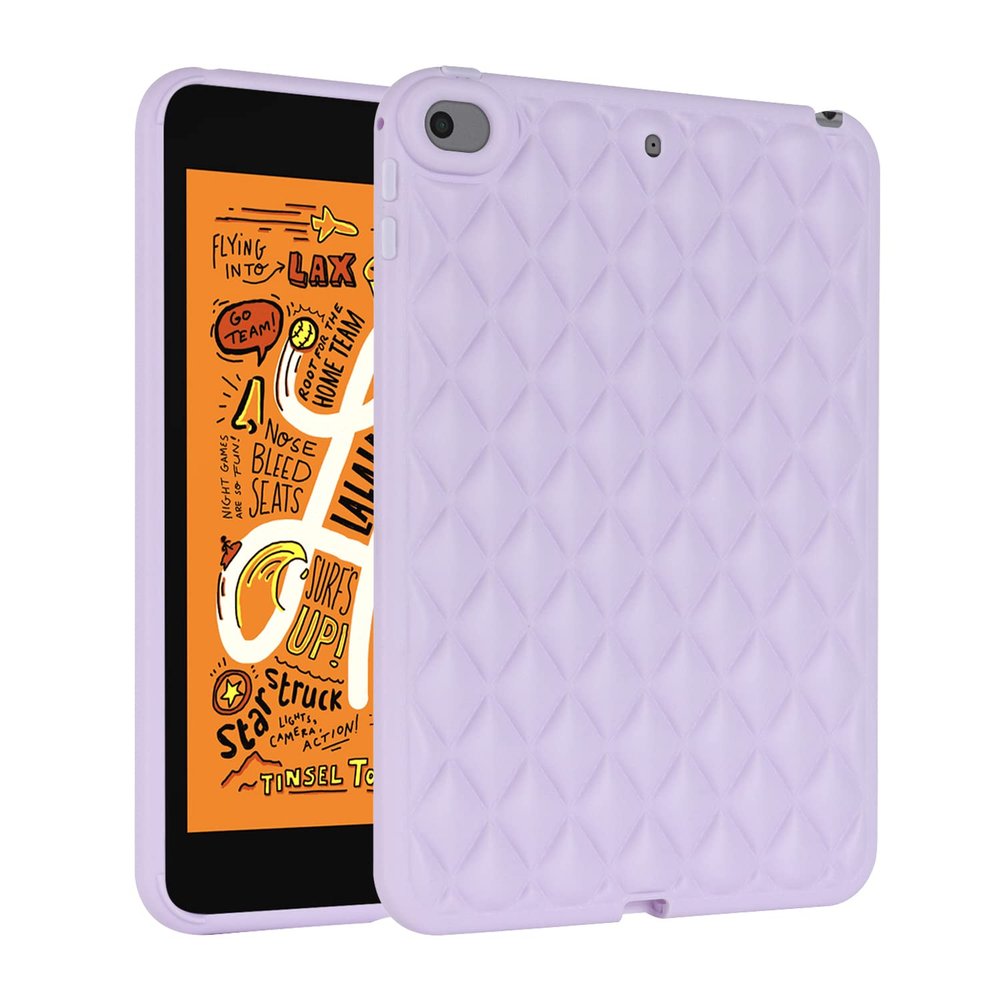 AKABEILA Compatible with Apple iPad Air 2/iPad 5 9.7 2017/iPad 6 9.7 2018 9.7 inch Tablet Case, Soft Lightweight Protective Cover with TPU Slim Soft Back for Woman Purple