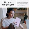 AKABEILA Compatible with Apple iPad Air 2/iPad 5 9.7 2017/iPad 6 9.7 2018 9.7 inch Tablet Case, Soft Lightweight Protective Cover with TPU Slim Soft Back for Woman Purple view 2