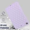 AKABEILA Compatible with Apple iPad Air 2/iPad 5 9.7 2017/iPad 6 9.7 2018 9.7 inch Tablet Case, Soft Lightweight Protective Cover with TPU Slim Soft Back for Woman Purple view 3