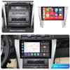 MekedeTech Android Car Radio Stereo for Toyota Camry 7 XV 50 55 2014 2015 2016 2017 Head Unit,1280 * 720 Resolution Touch Screen Upgrade with 4G LTE Wireless CarPlay/Android Auto,8 core 6+128G,Silver view 2