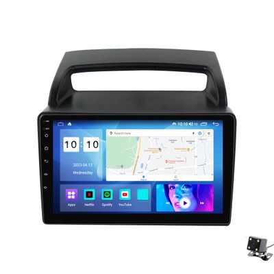 ADMLZQQ Double Din Car Stereo Multimedia with Bluetooth and 9" Touchscreen Android 12 for KIA Carnival VQ 2006-2014,with GPS/Car-Play Android/SWC/Backup Camera/Mirror Link/4G WiFi,M500s