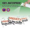 2pcs Kindness Stickers Kindness Decals Anxiety is My Cardio Vinyl Stickers, Weather-Resistant Sticker for Water Bottles Laptop Window Car 2pcs Size 3" view 4