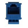 10Pcs RJ45 Connector Compatible With Keystone Jack Cat6 Extension Coupler Ethernet Network LAN Cat 6 Coupler Jacks Extend Adapter,Blue view 2
