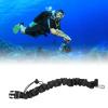 Ddewing Diving Camera Lanyard Diving Lost Rope Anti Lost Rope Camera Hook Spring Rope SLR Hook Buckle Lanyard Stainless Steel Wire Safety Rope for Underwater Diving (Black) view 3