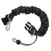 Ddewing Diving Camera Lanyard Diving Lost Rope Anti Lost Rope Camera Hook Spring Rope SLR Hook Buckle Lanyard Stainless Steel Wire Safety Rope for Underwater Diving (Black) view 4