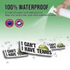 2pcs Tennis Stickers Sport Decals I Can't I Have Tennis Vinyl Stickers, Weather-Resistant Sticker for Water Bottles Laptop Window Car 2pcs Size 3" view 4