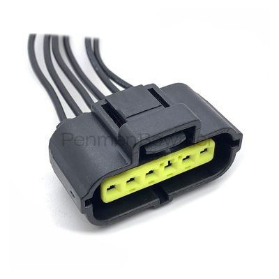 BUIEX 6Pin Car Gasoline Pump Socket Accelerator Pedal Electronic Connector Wire Harness Compatible with F~rd Focus KIA Hyu~dai Mits~bishi 184060-1 (Color : 6P Wire Harness, Size : 1 Set)