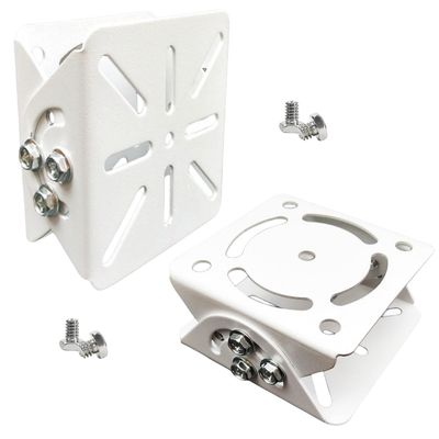 GledeYeTec 2-Set CCTV Security Camera Universal Pole Mounting Mount Bracket Adapter,Duckbill 2D Joint Connector Video Surveillance Camera Mounts for PTZ Dome Surveillance Cameras