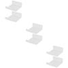 DOITOOL 6pcs Projector Wall Mount Shelf Punch Storage Rack for Router Projector Space-saving Display High-grade Material Easy Installation for Home Theaters view 1