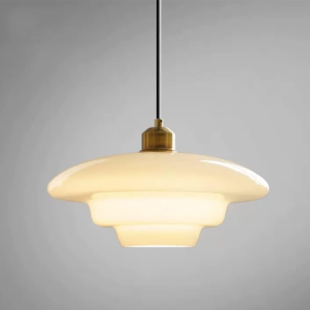 OJRGG Scandinavian Modern Simple Hanging Light Creative Art Bar Chandelier Dining Table Ceiling Light Fixture for Kitchen Island Living Room Bedroom Bedside Dining Room Hallway Pendant Light(B)