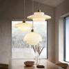 OJRGG Scandinavian Modern Simple Hanging Light Creative Art Bar Chandelier Dining Table Ceiling Light Fixture for Kitchen Island Living Room Bedroom Bedside Dining Room Hallway Pendant Light(B) view 3