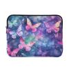 ALAZA Butterfly Colorful Laptop Sleeve Case 13, 13.3, 14 inch, Computer Cases for Pad Tablet, Waterproof Briefcase Bag view 1