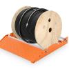 Cable Dispenser Portable Multi Purpose Wire Reel Holder - 1100lb Heavy Duty Capacity for 12"-27" Diameter Reels | Cable Roller Stand view 1
