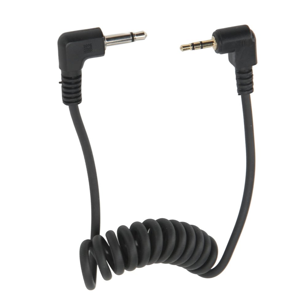 Camera Remote Control Shutter Release Cable Cord,2.5mm to 3.5mm Gold Plated Joint Plastic Elastic Flash Shutter Release Cable,Camera Shutter Cord for