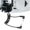 Camera Remote Control Shutter Release Cable Cord,2.5mm to 3.5mm Gold Plated Joint Plastic Elastic Flash Shutter Release Cable,Camera Shutter Cord for view 4