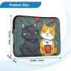 ALAZA Cute Cat Kitten Valentine Laptop Sleeve Case 13, 13.3, 14 inch, Computer Cases for Pad Tablet, Waterproof Briefcase Bag view 3