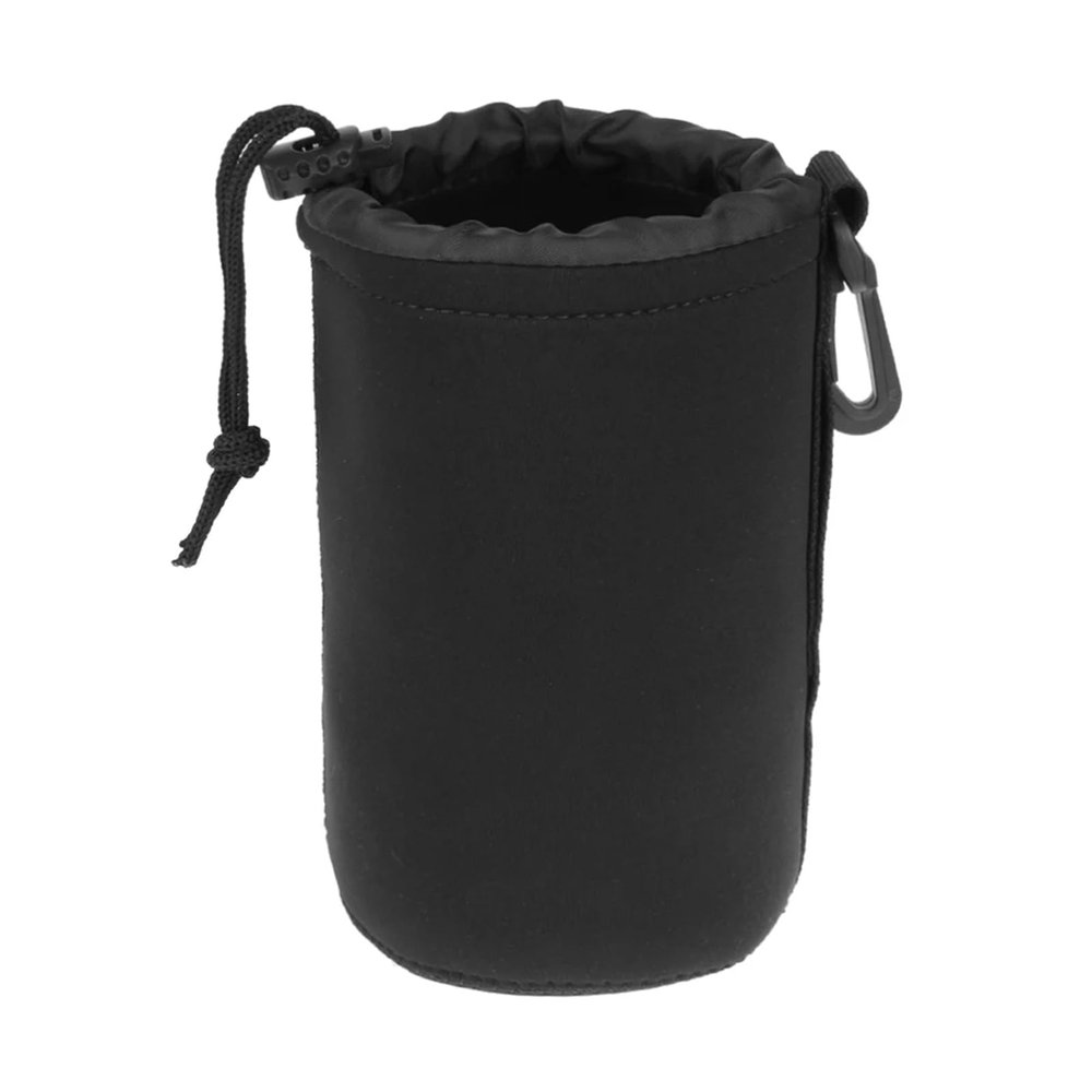 ulafbwur Lens Case Lens Pouch Bag Waterproof Shockproof Neoprene Lens Bag DSLR Waist Bag Lens Holder Cylinder with Internal Protection Camera Lens Storage Bag L