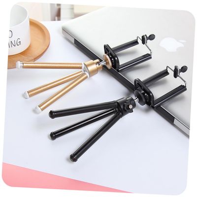 jojofuny Retractable Mini Phone Tripod Photography Compact Section Stand for Smartphones and Small Cameras for Desktop and Outdoor Use Black