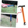 Sosoport Solid Aluminum Alloy Tent Stake Mallet Hammer for Camping Lightweight Durable Easy to Carry Orange view 3