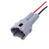 BUIEX 2 Pin Sumitomo Auto MT Sealed Housing Waterproof Male Female Connector Wire Harness Compatible with H~nda 6180-2321 6187-2311(2P Male,50 Sets) view 1