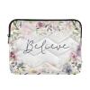 ALAZA Have Faith Believe Christian Rose Flowers Laptop Sleeve Case 13, 13.3, 14 inch, Computer Cases for Pad Tablet, Waterproof Briefcase Bag view 1