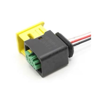 BUIEX 2 3 4 Pin Auto New Energy Urea Plug with Cable Waterproof Electronic Connector Wiring Harness 2-1418448-2 1703818 1-1703839-1(3P Female D)