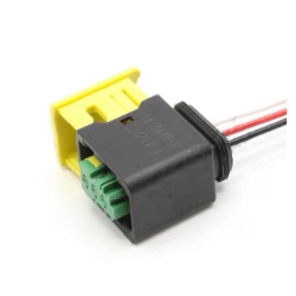 BUIEX 2 3 4 Pin Auto New Energy Urea Plug with Cable Waterproof Electronic Connector Wiring Harness 2-1418448-2 1703818 1-1703839-1(3P Female D)