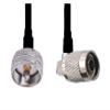 CHANNlCY RG58 Cable UHF Male to N Male Plug Right Angle Adapter Pigtail RG58 Jumper Cable (Size : 2m) view 1