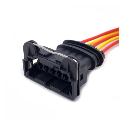 BUIEX 2 3 4 5Pin 3.5MM AMP Tyco Sealed Fuel Injector EV1 Car Connector Wire Harness Lgnition Coil Plug DJ7035-3.5-21 DJ7042Y-3.5-21 (Color : 5P Wire Harness, Size : 1 Set)