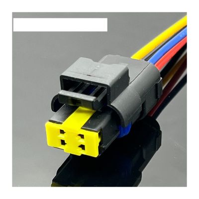2 3 4 5 6 Pin FCI CON-391 Turn Light FO Lamp Plug Wire Harness Car Electrical Waterproof Connector Compatible with Re~Ault Peugeot Citroen (Color : 4Pin Female B, Size : 1 Pc with 15cm Wire)