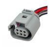 BUIEX 6 Pin EGR Female Connector Plug Wire Harness Compatible with VW 1J0 973 713 G 1J0973713G 42121200 with 15cm 20AWG Cable (Color : 6P Wiring Harness, Size : 5 Pcs) view 1