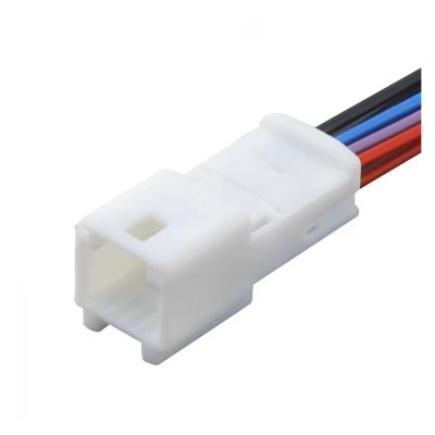 BUIEX 4 8 12 16 24 32 40 Pin AMP 0.7MM Auto Navigation Reversing Mirror Audio Vehicle Central Control Plug Connector Wiring Harness (Color : 8P Male, Size : 1Pc)