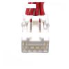 Buxns 7Pin Kum Auto Electrical Connector Wire Harness Female Socket Plug Compatible with Toy~ta with Cable PH845-07010 view 3