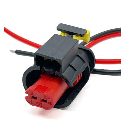 BUIEX 2 Pin Electromagnetic Valve Plug Wiring Harness Car Electronic Connector with Cable Compatible with Buick Che~rlet Cruze 284556-1