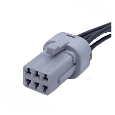 BUIEX 6 Pin 1.2mm Car Door Handle Plug Wiring Harness Electronic Connector with Cable Compatible with La~d R~ver Vol~o MG614130-4 MG644483-4 (Color : 6Pin Female, Size : 1 Pc with 15cm 18AWG)