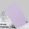 AKABEILA Compatible with Apple iPad 9.7 5th Gen 2017/iPad 9.7 6th 2018 Tablet Case, Soft Lightweight Protective Cover with TPU Slim Soft Back for Woman Purple view 3