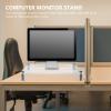 SHINEOFI Acrylic Monitor Riser Stand Clear Computer Monitor Stand for Desk Organization Height Smooth Edges for Home Office and School Use view 2